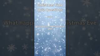 Xmas quiz question