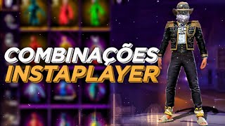 SKINS VERSÃO INSTAPLAYER • MELHORES COMBINAÇÕES DE ROUPAS NO FREE FIRE