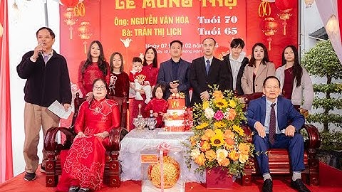 Lễ Mừng Thọ Ông Bà Hoà - Lịch / Xuân 2025