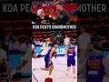 Koa's "Nani" watching this dunk 🥹 #shorts | Phoenix Suns
