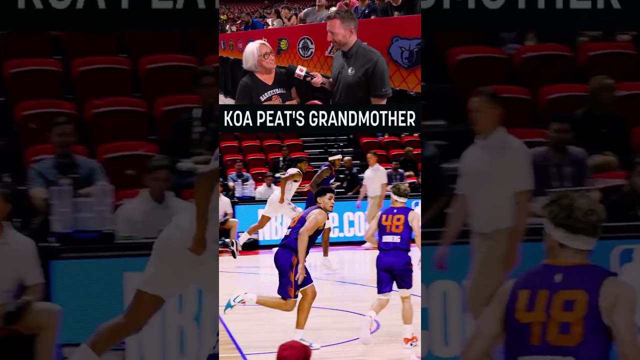Koa's "Nani" watching this dunk 🥹 #shorts | Phoenix Suns