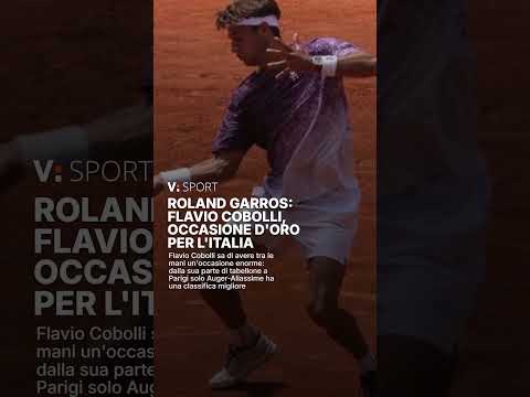 Video Roland Garros: Flavio Cobolli, occasione d'oro per l'Italia.