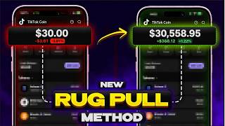 New Rug Pull Method | I Turned $30 Into $30,558 With a Solana Meme Coin (Full Tutorial)