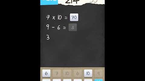 6 Numbers by Brainbow Level 55 Answer Guide