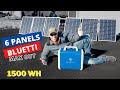 How to wire 600 watt solar array to the Bluetti EB150, maxed out, fast charge time