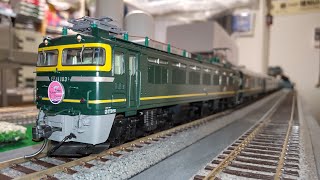 鉄道模型【HOゲージ 走行動画】TOMIX EF81・24系 トワイライトエクスプレス(基本セット)