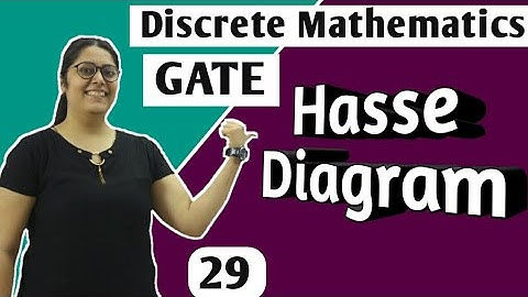 Hasse diagram in discrete mathematics | Discrete Mathematics GATE lectures