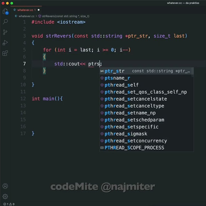 Reverse a String Using C++ Pointers - YouTube