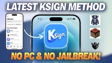 Updated Ksign Method for iOS  | Install IPA Files on iPhone & iPad without PC & jailbreak no revoke