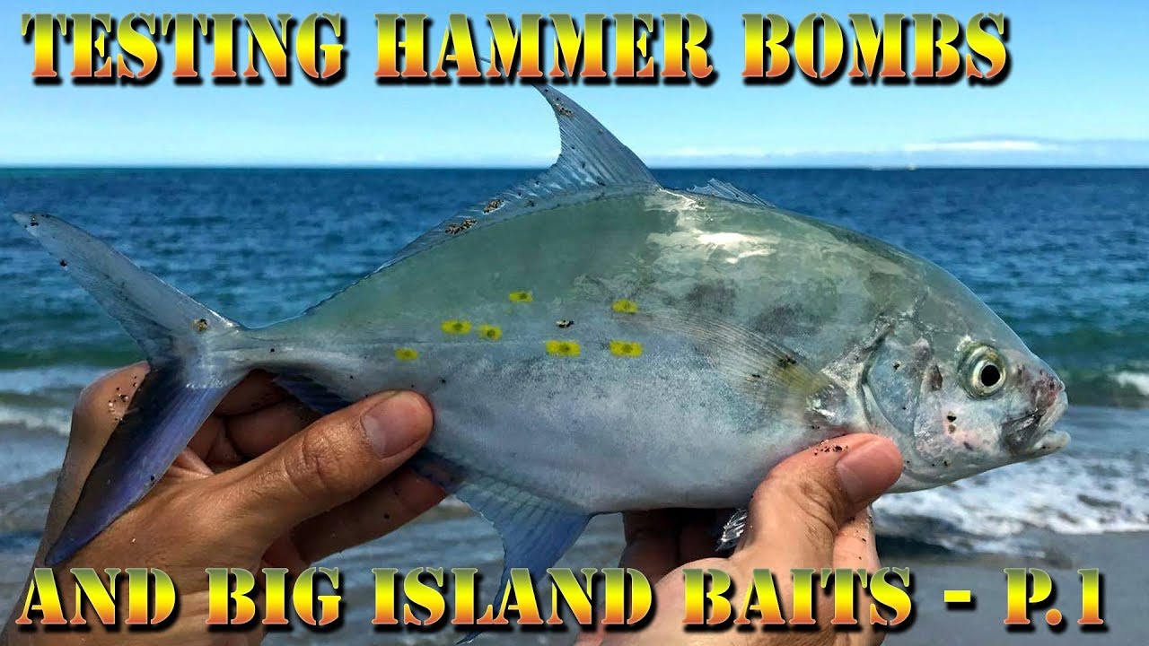 Testing Our New Hawaii Saltwater Tackle - Hammer Bombs - Big Island Baits -  Papio - BODS 40 Part 1 