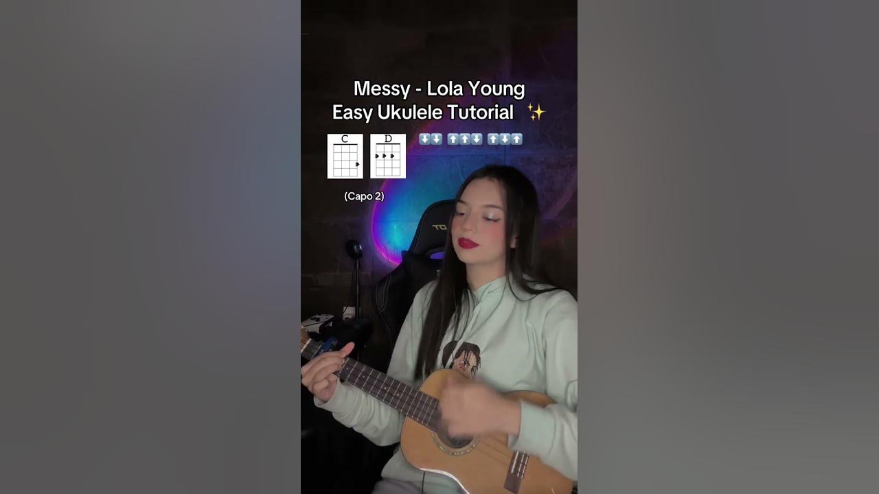 Learn to play βMessyβ on the ukulele πββοΈβ¨ #flightukulele #ukulele Learn to play βMessyβ on the ukulele πββοΈβ¨ #flightukulele #ukulele