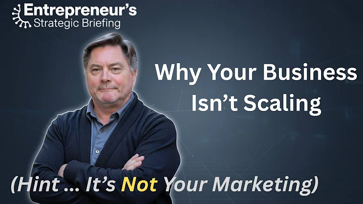 Why Your Business Isn’t Scaling (And Why It’s Not Your Marketing) | Episode 18