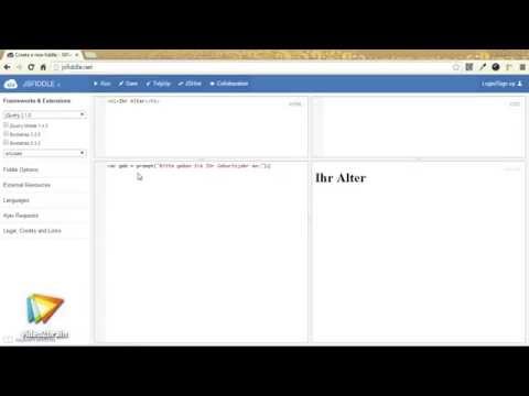 Programmieren lernen mit JavaScript Tutorial: Informationen auf Website ausgeben |video2brain.com