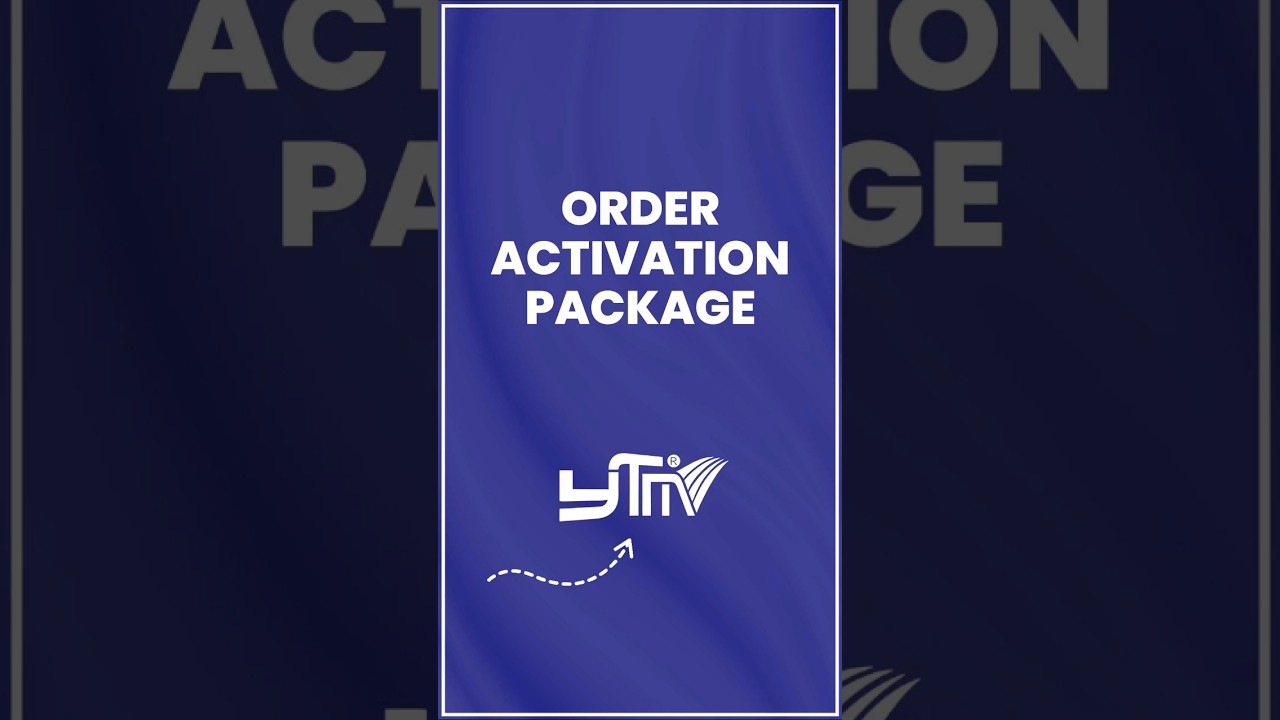 How to Order Activation Package | YTM INDIA | Full Tutorial in hindi