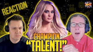 BRITS REACTION to Carrie Underwood Ft Ludacris - The Champion