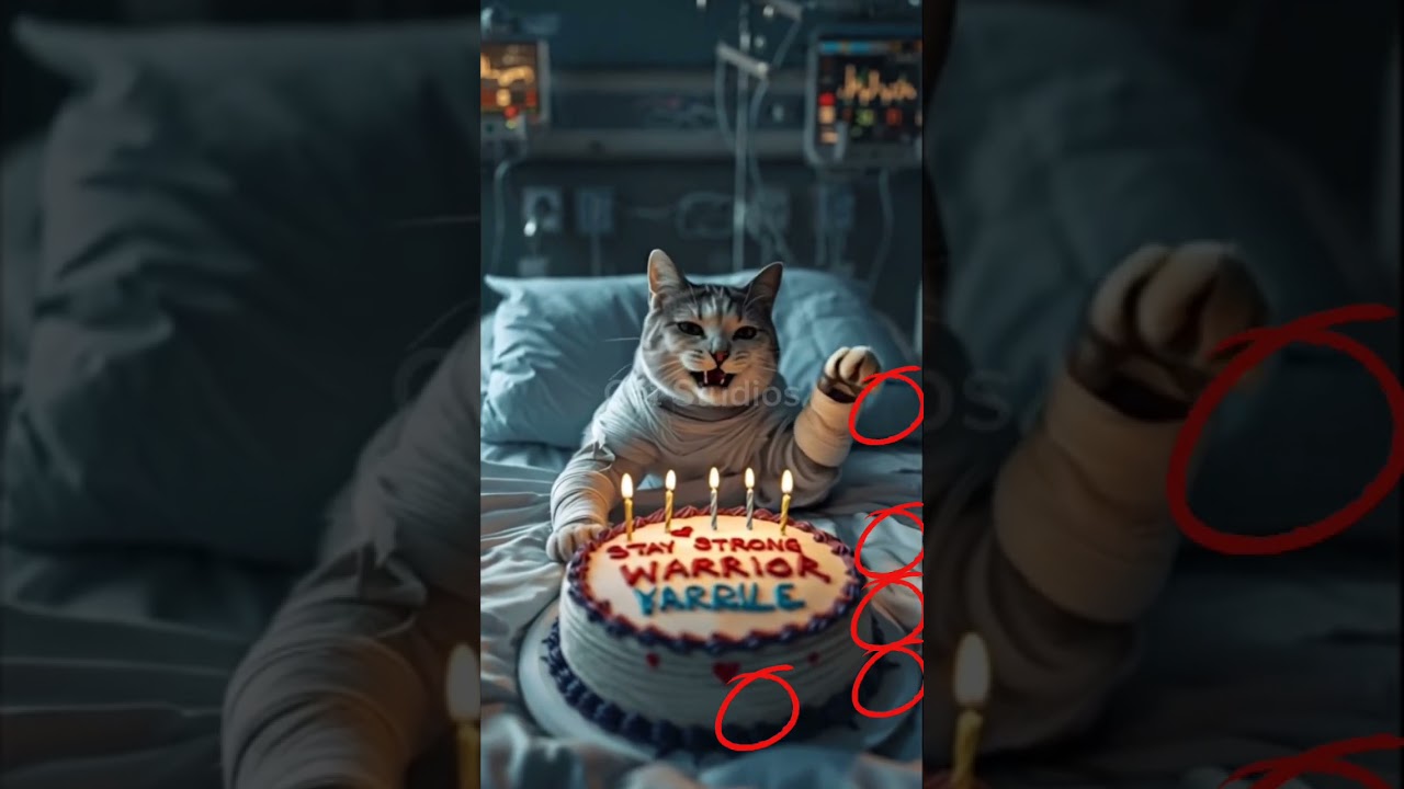 #happybirthday #funny #kitten #animalintelligence #kucing #cute #cat #cake #aicats #shorts #short #o
