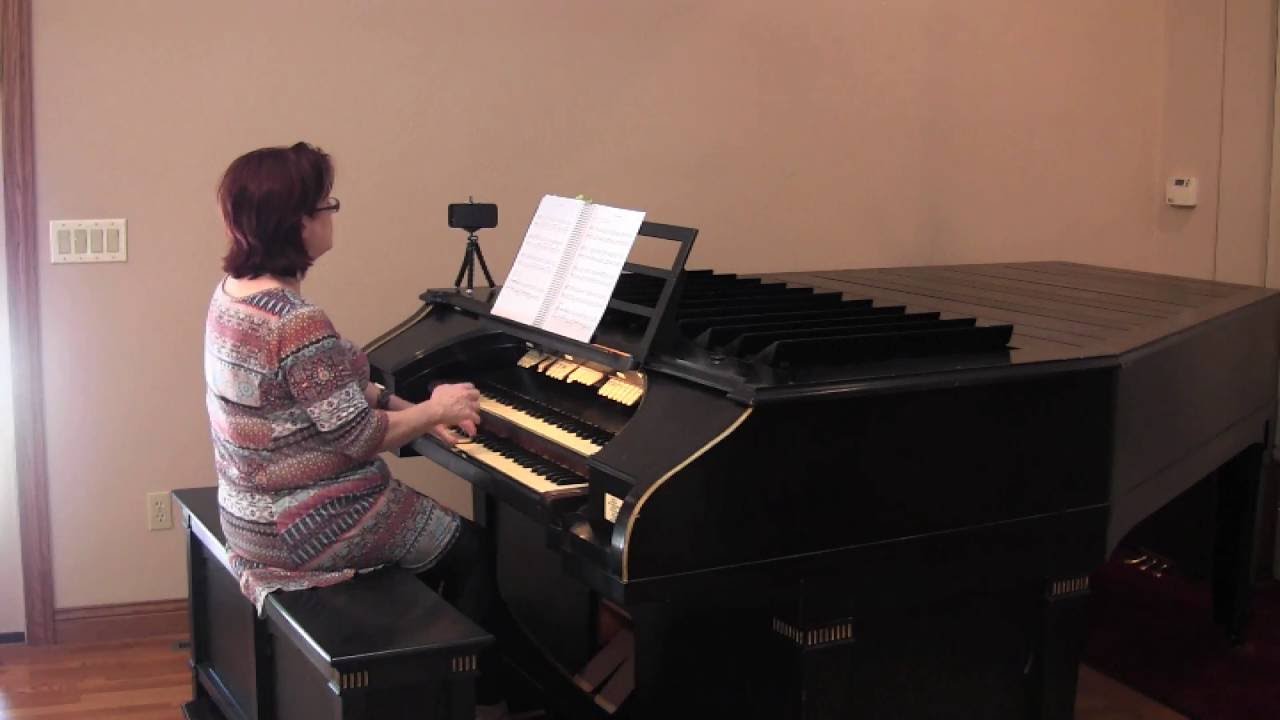 Estey Minuette Organ, "For All the Saints" YouTube