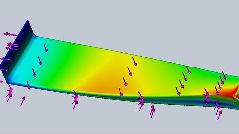 SolidWorks Flow Structural Analysis On 3D-Printable Ornithopter Wing First Iteration