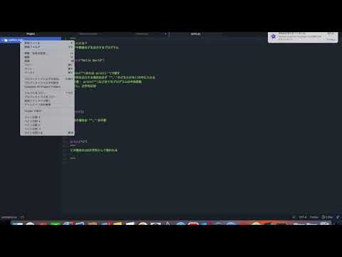 第2弾pythonでプログラムを書こう!!!(文字列,数値の出力！！！ mac 編)