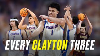 Every Walter Clayton Jr. 3-pointer, but they get increasingly more clutch