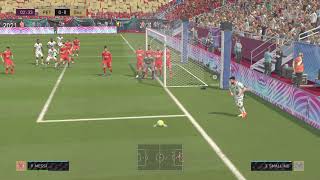 FIFA 22 indirect free kick