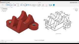 Fusion360 Part Modeling Tutorial-194. #design #3dmodeling #modelingtutorial #engineering#fusion360