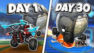 I Only Freestyled for 30 DAYS in Rocket League