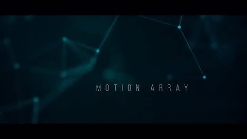 Plexus Backgrounds After Effects Templates