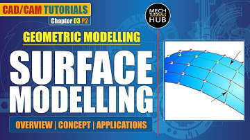 SURFACE MODELLING | Geometric Modelling | CAD/CAM Tutorials | Chapter 03 Part 02