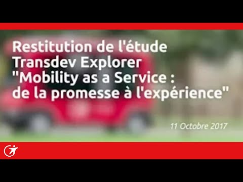 Mobility as a Service : de la promesse à l'expérience – Restitution d'étude | Transdev