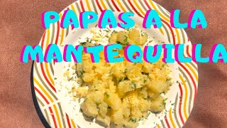 Papas a la mantequilla sin horno - papas a el cilantro - papas sin horno - elmundodelynda