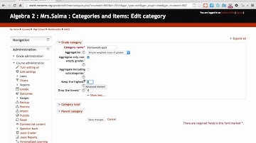 Dropping lowest and keeping highest grades in Moodle