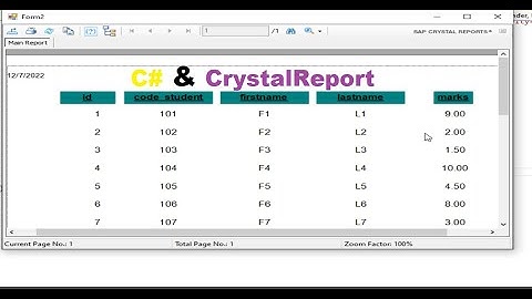 "Making Data Magic: How to Create Reports with C#, CrystalReports & SQL Server"