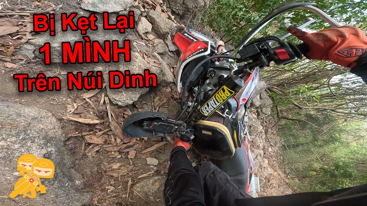 CRF250L Leo Đá Núi Dinh #2- Lại Bị Kẹt Trên Núi Dinh 1 Mình Và Cái Kết - Xe Ôm Vlog