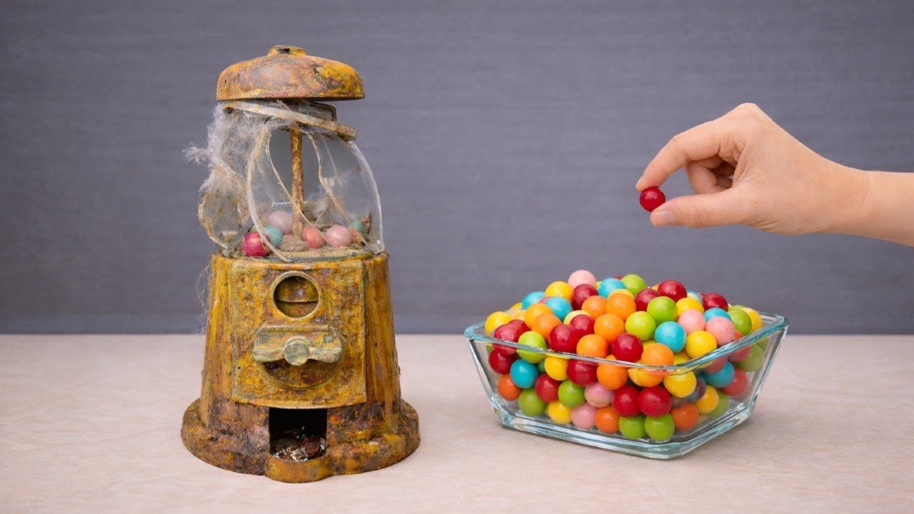 Vintage Gumball Machine Restoration