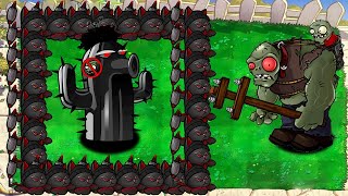 99 Doom Cattail Cactus vs 999 Doom Zombies vs Dr.Zomboss  Plants vs Zombies Hack