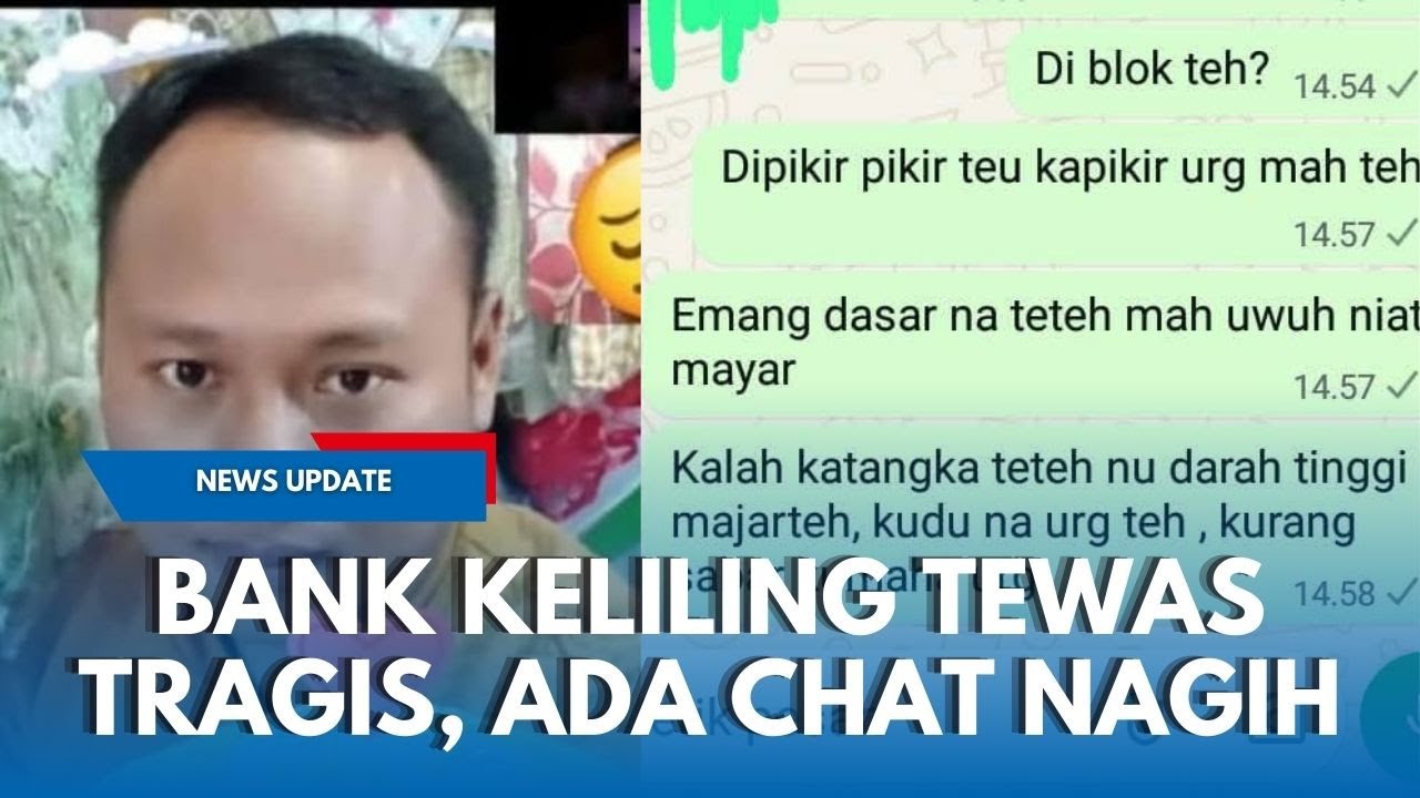MATI TRAGIS PETUGAS BANK KELILING di Subang, Terkapar di Tempat Sepi! Beredar Chat Nagih ke Warga