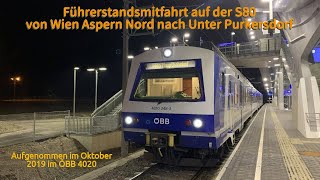 Führerstandsmitfahrt Wien Aspern Nord - Unter Purkersdorf S80 (ÖBB 4020, 4K)