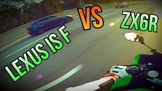 ZX6R vs LEXUS IS F in MeXiCo ;)