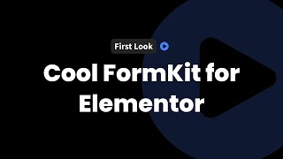 InfluenceWP - First Look - Cool FormKit for Elementor