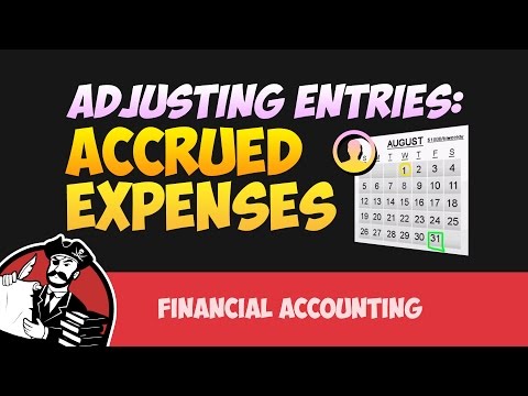 Adjusting Entries for Accrued Expenses (Financial Accounting Tutorial #19)
