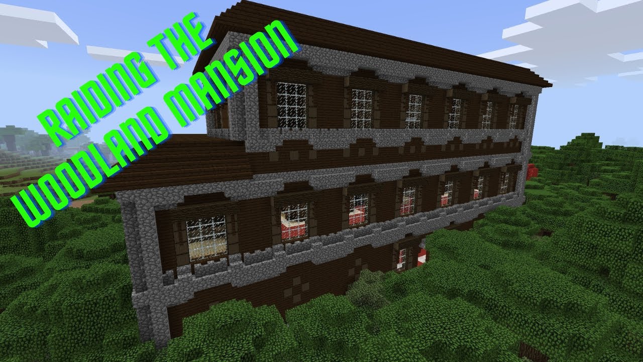 RAIDING A WOODLAND MANSION WITH GREAT LOOT MINECRAFT GAMEPLAY 22