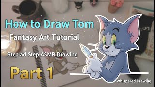 How to Draw Tom🐱Step by Step ASMR Drawing🖌️ screenshot 3