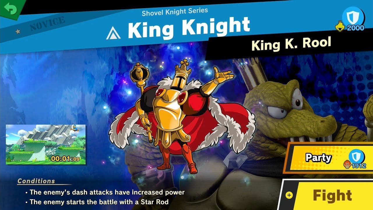 1267. King Knight - Fair Spirit Battle - Super Smash Bros. Ultimate - YouTube