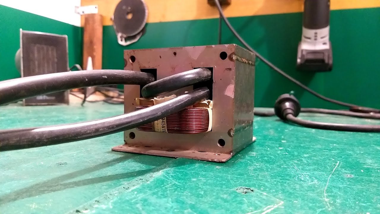 Как сделать сварочник на ячейке 18650 из микроволновки Часть 1