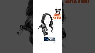 How to Transform PHOTOS into Pencil DRAWINGS in Photoshop-Image to Pencil Sketch in Photoshop #short