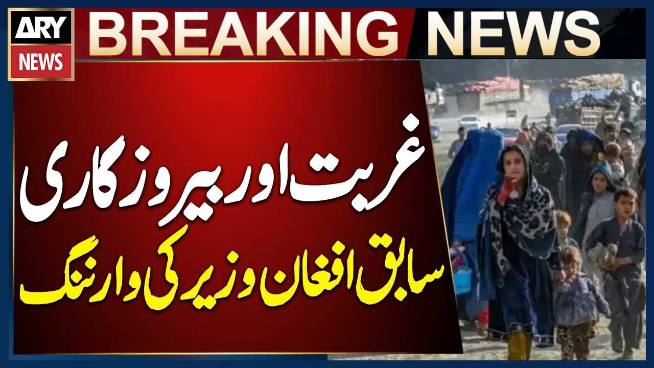 Former Afghan Minister Sounds Alarm Over Poverty and Unemployment