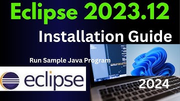 How to install Eclipse IDE 2023-12 on Windows 11 | Updated 2024