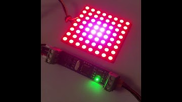 DMX512  PIXELSTICK. DMX control of WS2812 led strip by STM32F0 microcontroller using DMA
