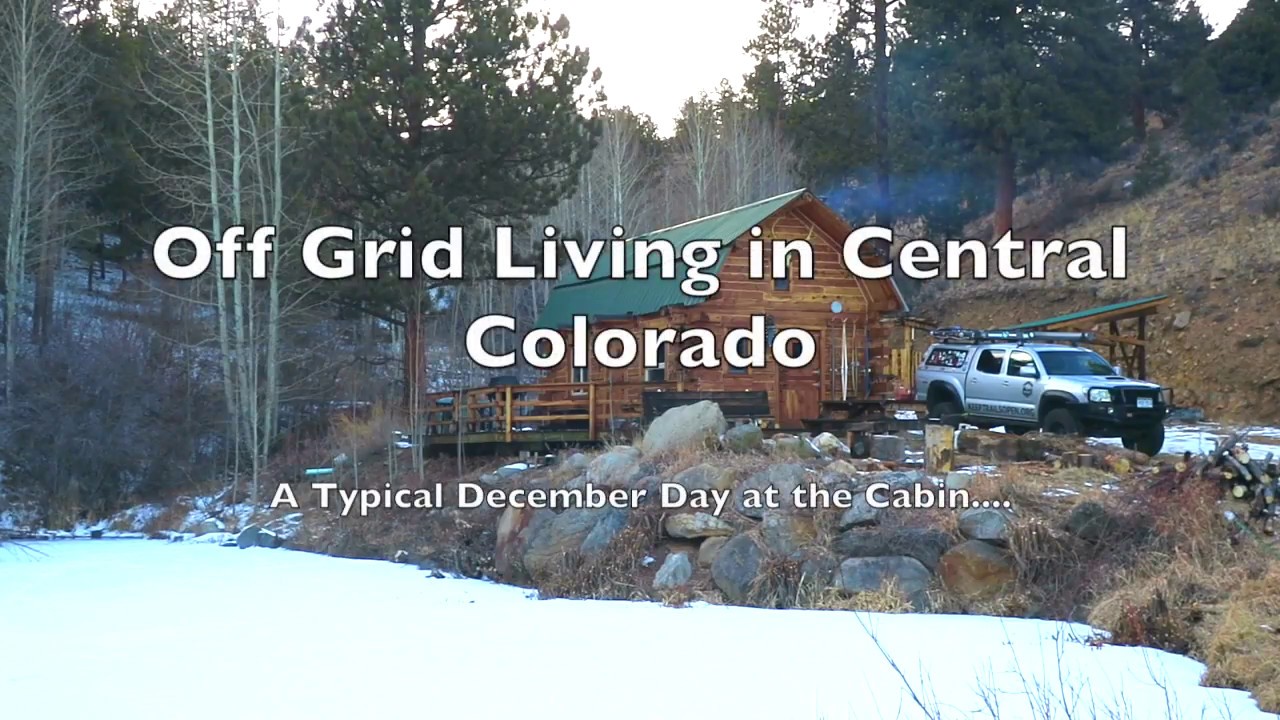 Off Grid Living: Typical December Day At The Cabin - YouTube